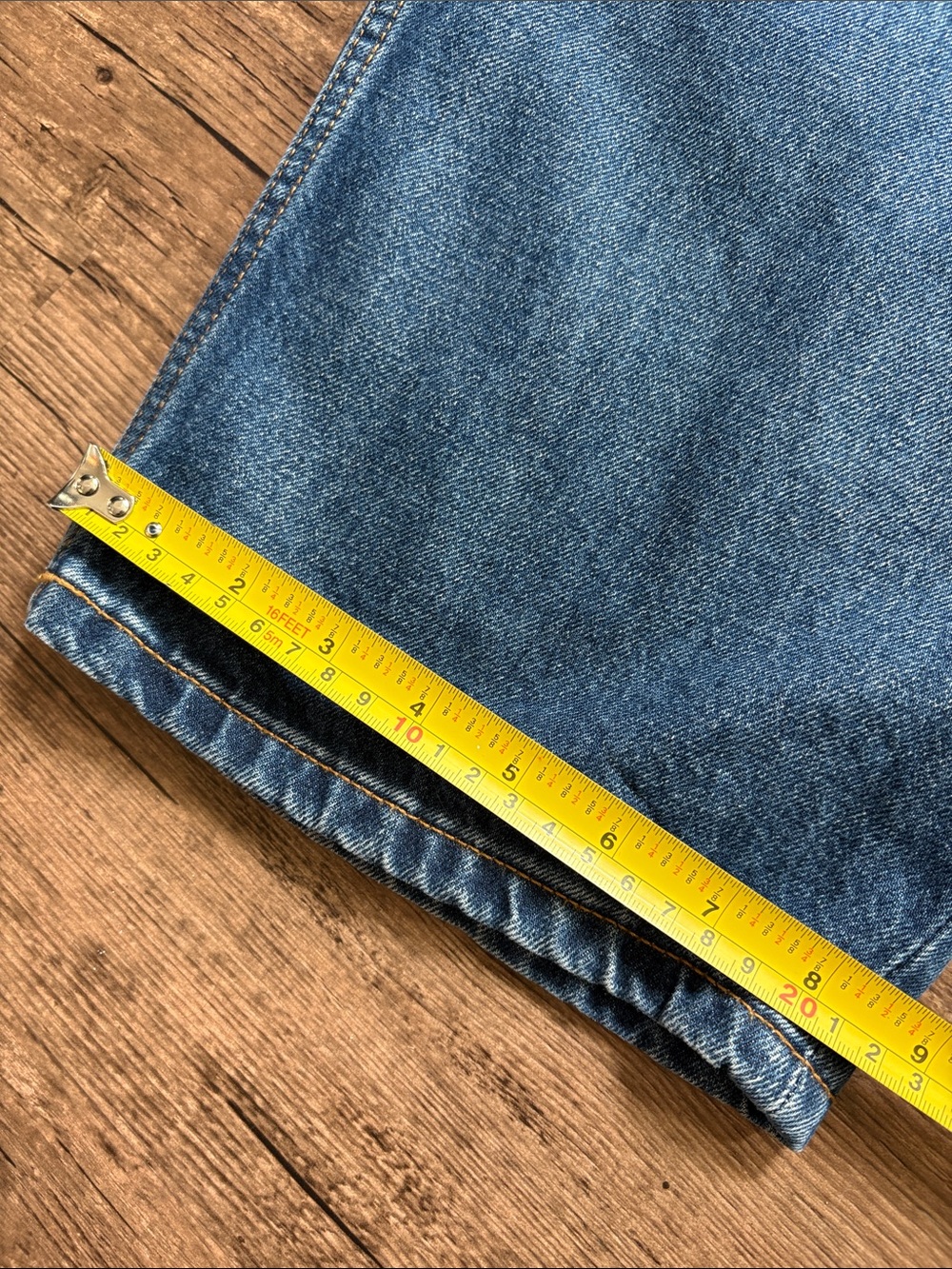 Weekday High-Rise Loose Jeans in Blue Denim - Picture 12 of 12